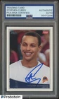 Stephen Curry Signed 2009-10 Topps #321 Warriors RC Rookie PSA/DNA AUTO