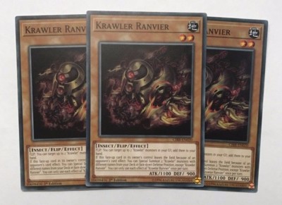 Yu-Gi-Oh! CIBR-EN020 - Krawler Ranvier Playset (x3) - 1st edition ...