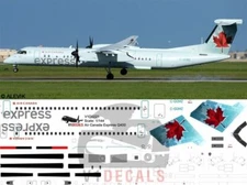 V1 Decals Bombardier Dash 8-Q400 Air Canada Express for 1/144 Welsh Model Kit