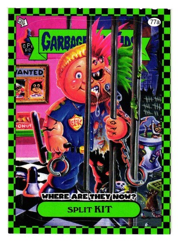 2010 GARBAGE PAIL KINDER FLASHBACK SERIE 1 WÄHLEN SIE IHRE KARTE GRÜNE PARALLELE AUFKLEBER - Bild 306 von 321
