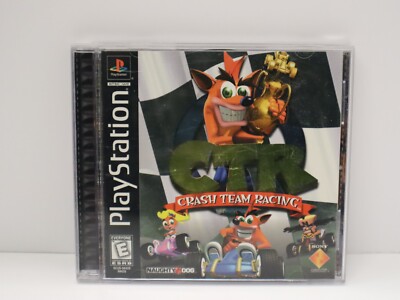 CTR Crash Team Racing Complete Game and Manual (PS1, 1999)
