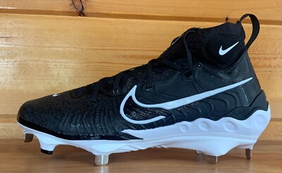 Nike Alpha Huarache Zoom NXT MID METAL Baseball Cleats Size 9.5/10.5/11/13 BLACK