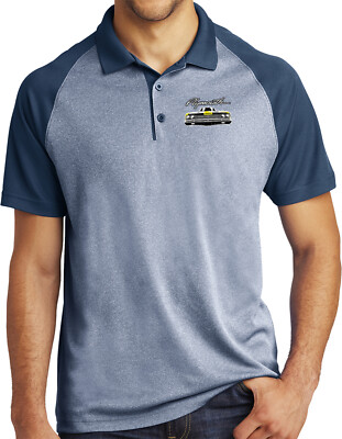 Yellow Plymouth Road Runner Raglan Polo Pocket Print
