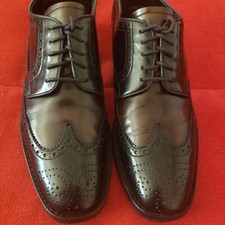Prada 631D Mens Shoes Oxfords US 6 Brown Leather Casual Italy