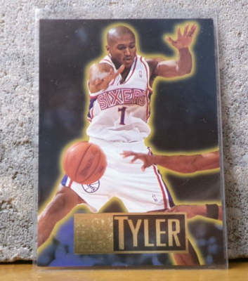COOL BASKETBALL CARD B.J. TYLER PHILADELPHIA SIXERS - 76ERS SKYBOX