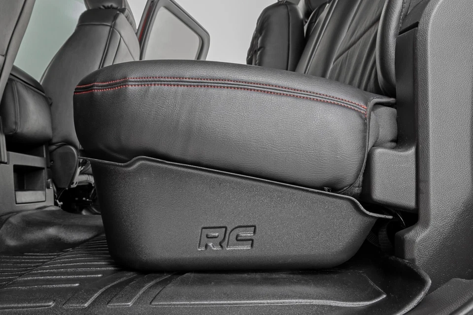 Almacenamiento debajo del asiento Rough Country doble cabina Chevy/GMC 1500/2500HD/3500HD RC09031A Foto 3 de 4