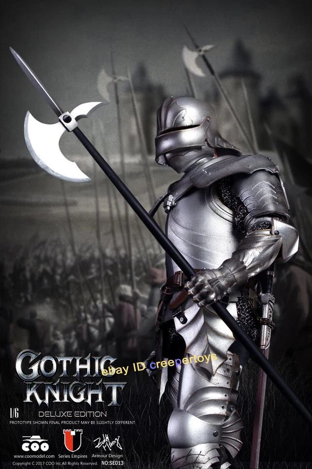 Figuras de acción de aleación Coomodel Caballero gótico 1/6 modelo edición exclusiva SE013 Foto 2 de 4