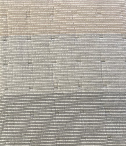 UGG Tideline Twin Size Quilt Single Cotton Sand Color 68x90 Bedding Gray Tan - Picture 2 of 5
