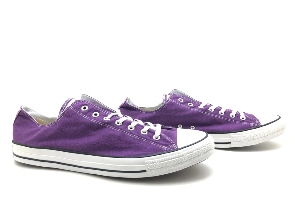 Converse All Star Herren Sneaker Gr. 53 Turnschuhe Schnürschuhe Halbschuhe Lila - Bild 2 von 4