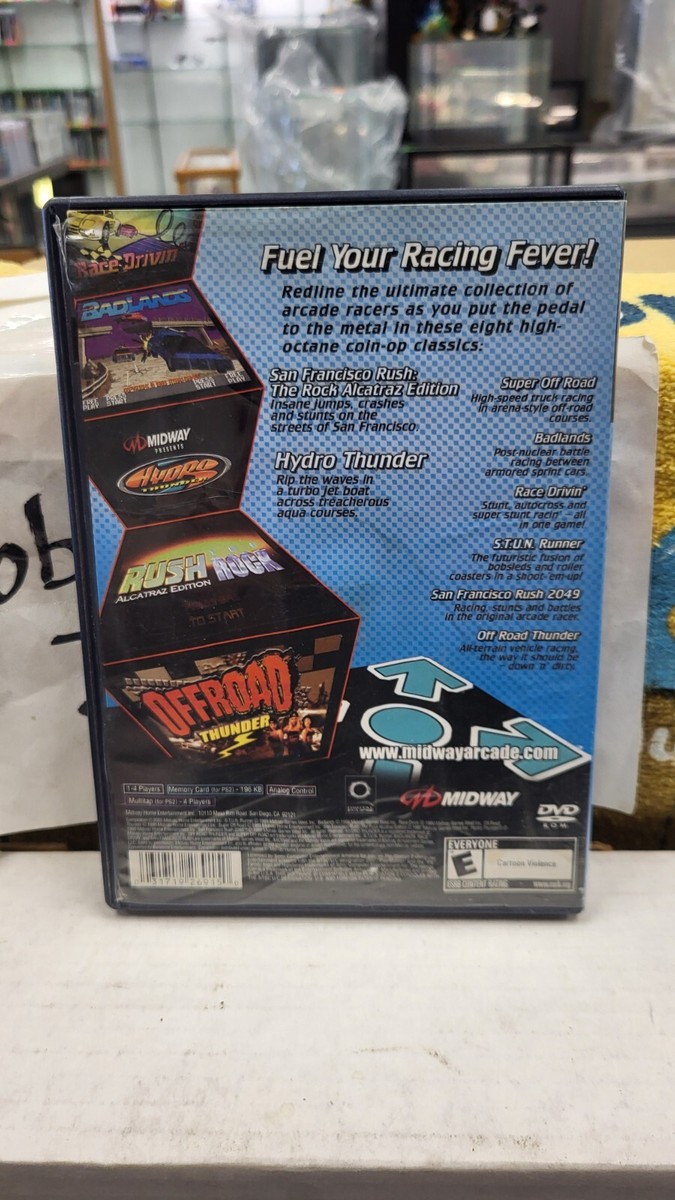 MIDWAY ARCADE TREASURES 3 SONY PLAYSTATION 2 PS2 VIDEO GAME IN BOX