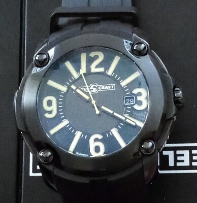 Steelcraft Uhr,43mm, 10 ATM, Swiss Made, Ovp, neuwertig,wohl ungetragen,NP 690 
