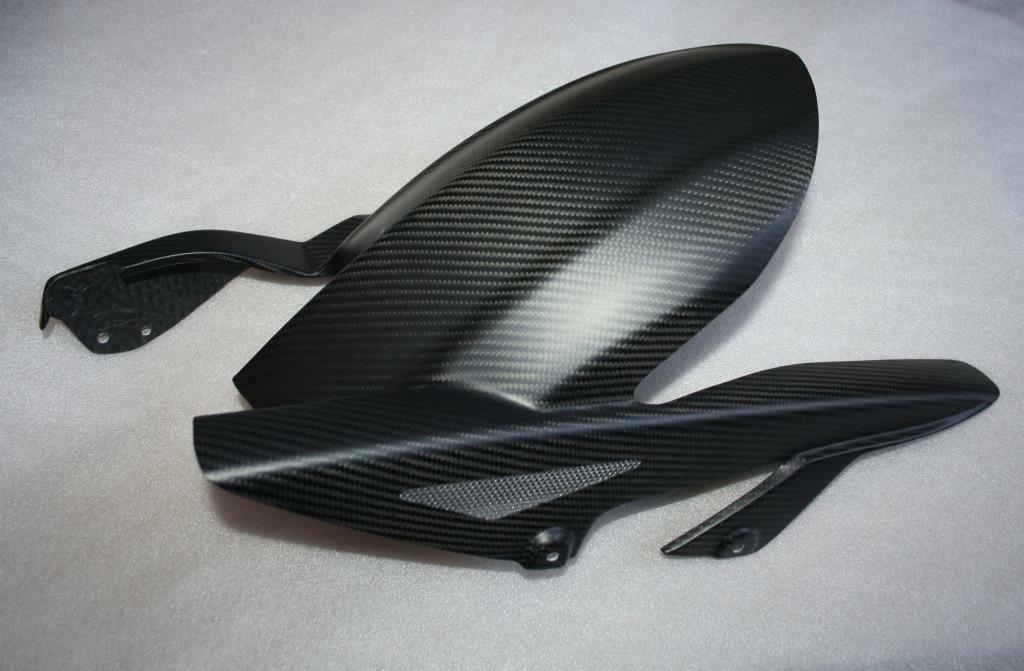 Lèche-roue Kawasaki Z1000 2014-2019 garde-boue arrière carbone avec protège chaîne