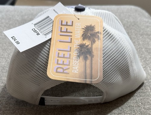 SELTEN NEU MIT ETIKETT REEL LIFE Angeln Baseballmütze verstellbar Druckknopflasche - KOSTENLOSER VERSAND - Bild 2 von 3