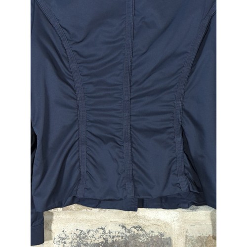Talbots Collection Jacket Wolman's 14 Blue Nylon Lined Career Work Minimalist - Picture 8 of 12