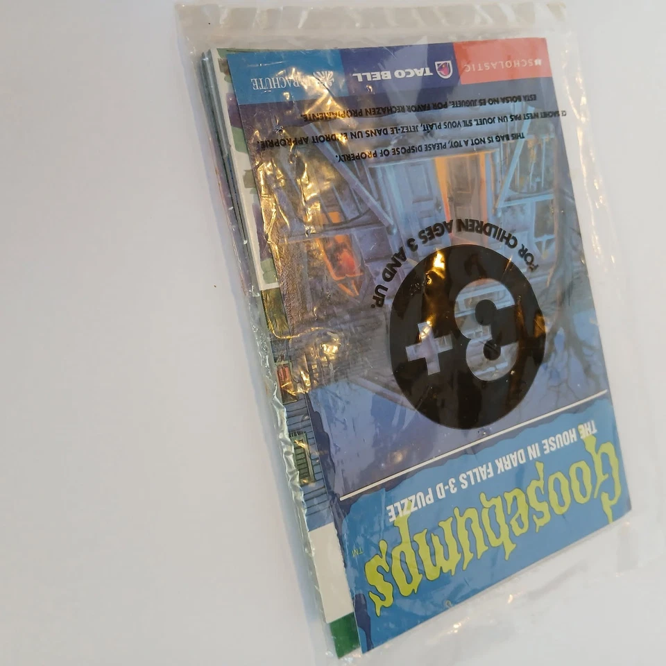 Rompecabezas 3D Taco Bell Goosebumps The House in Dark Falls 1997 Scholastic Foto 4 de 4