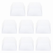 Rubber Speaker Isolation Feet,0.79" Transparent Anti-Vibration Pad, Pack of 8