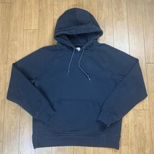 Flint and Tinder 10-Year Hoodie Pullover Mens L Navy Heavy USA Made Huckberry