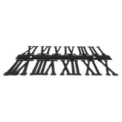 6 Sätze Uhr-Ziffern-Set, DIY-Digitaluhr, Zahlenuhr, DIY-Zahlenuhr, römische Zahl