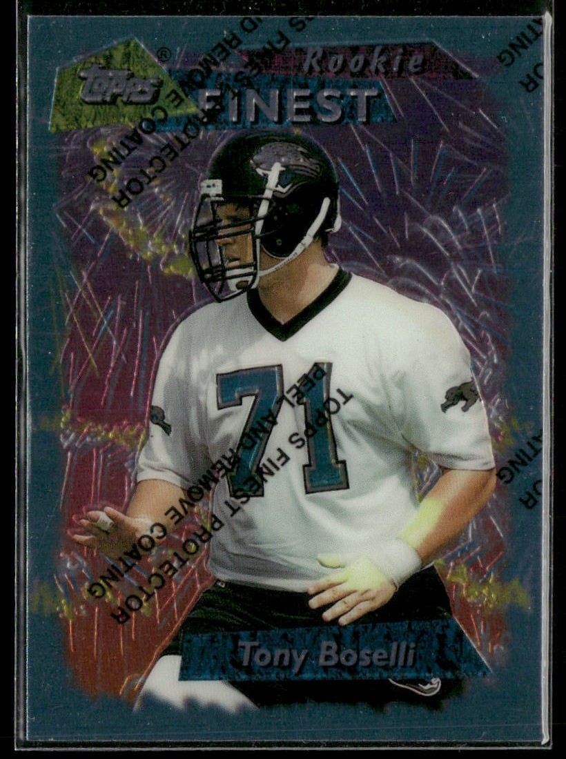 1995 Topps Finest - Rookie Tony Boselli #189 (RC)