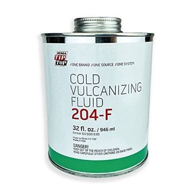 REMA TIP TOP 204-F Cold Vulcanizing Fluid Tire Repair Cement 32oz