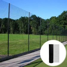 Black Welded Wire Fence Supports Poultry-Netting Cage-Home Improvement 24"×50ft 