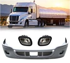Front Bumper Cover & Fog Light Kit for Freightliner Cascadia (2008-2017)