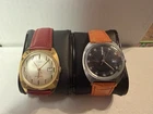 Vintage Timex Project Watch Lot Cushion Case Date Retro 1970s Style Parts Repair