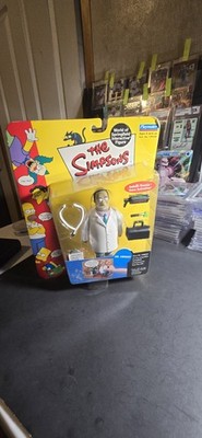 Playmates Toys The Simpsons Dr. Hibbert World of Springfield Action Figure Voic 