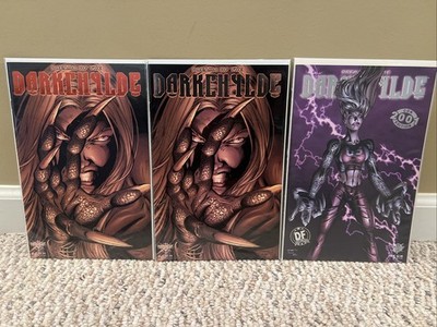 Dreams of Darkchylde 3 Rare Randy Queen Variants NM Silver, Chrome Ruby Red 9.8