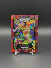 2024 Prizm Draft Picks Caitlin Clark Rookie SP Red Cracked Ice Prizm #57 RC