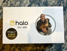 Halo 2 GPS Dog Collar Tracker Kit Size M Rechargeable Bluetooth Fabric