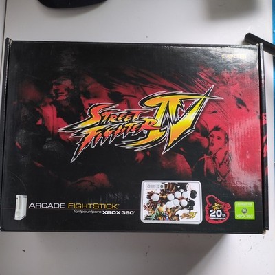 STREET FIGHTER  IV Collectors Edition Arcade Fightstick For Xbox 360 NEW OPENBOX
