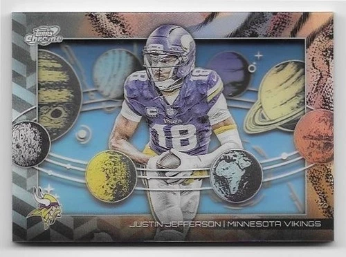 2025 Topps Cosmic Chrome Justin Jefferson Base (RAW)