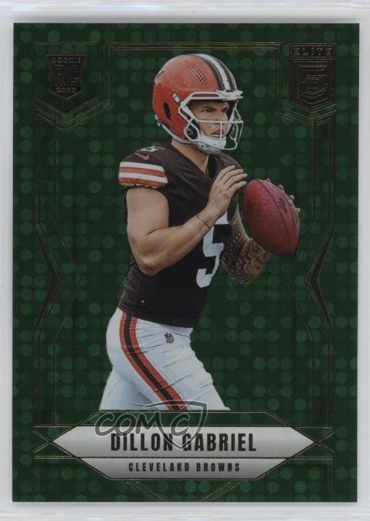 2025 Panini Donruss Elite Rookies Green Disco Dillon Gabriel #151 Rookie RC