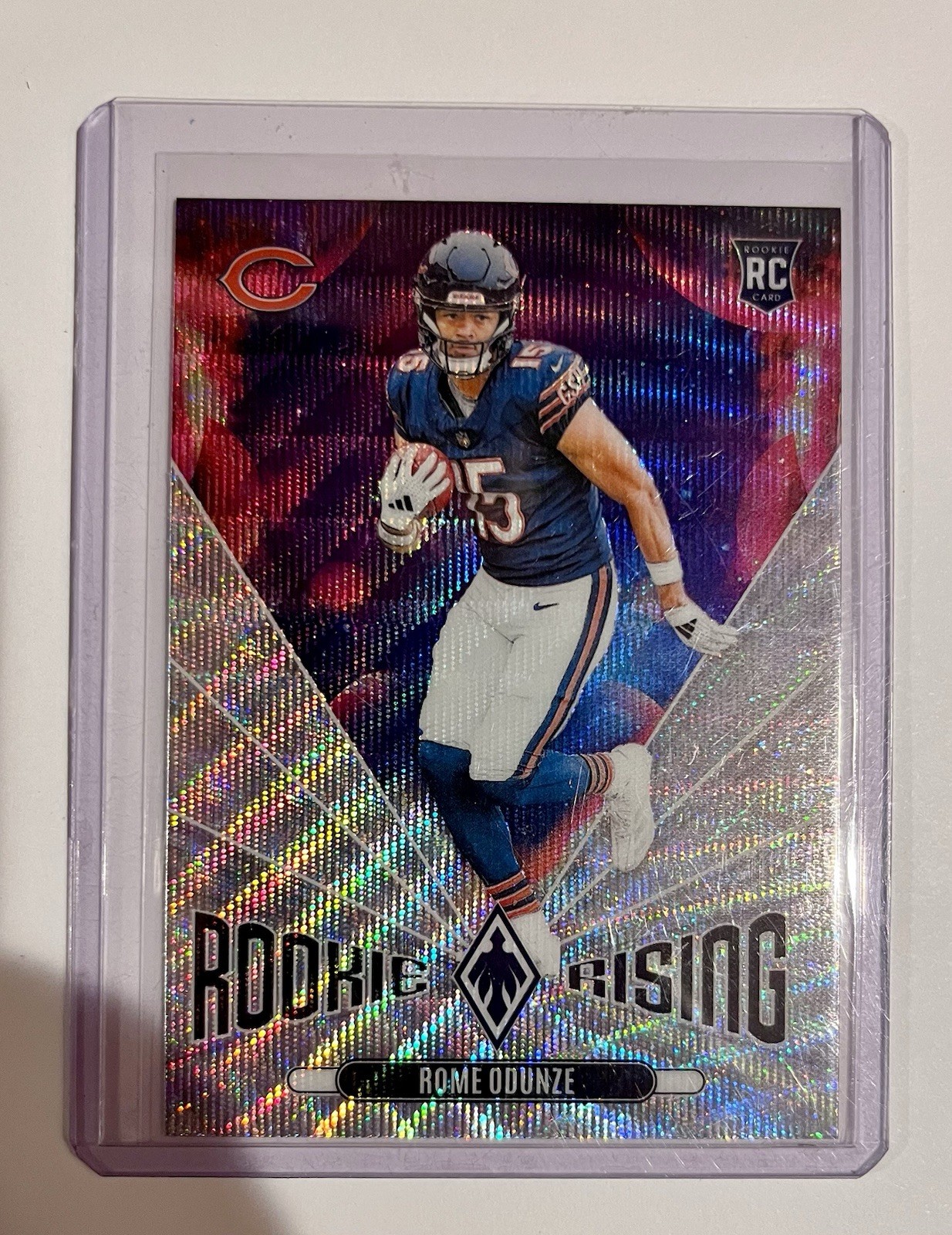 2024 Panini Phoenix Rome Odunze Rookie Rising Wave - #RR-ROE RC CHI Bears WR1