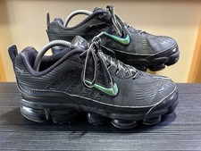 Nike Air Vapormax 360 Men’s UK 7.5 Trainers Black Iridescent green/blue Accents