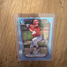 2026 Bowman Mega Box Coy James 1st Sky Blue Mojo /499 #BCP-33 Nationals