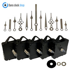 Clock Mechanism Battery Powered With Silver Metal Hands Replacement Movement