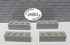 (E18/4/4) LEGO 4x3010 Brick Building Block Basic 1x4 Old Light Gray