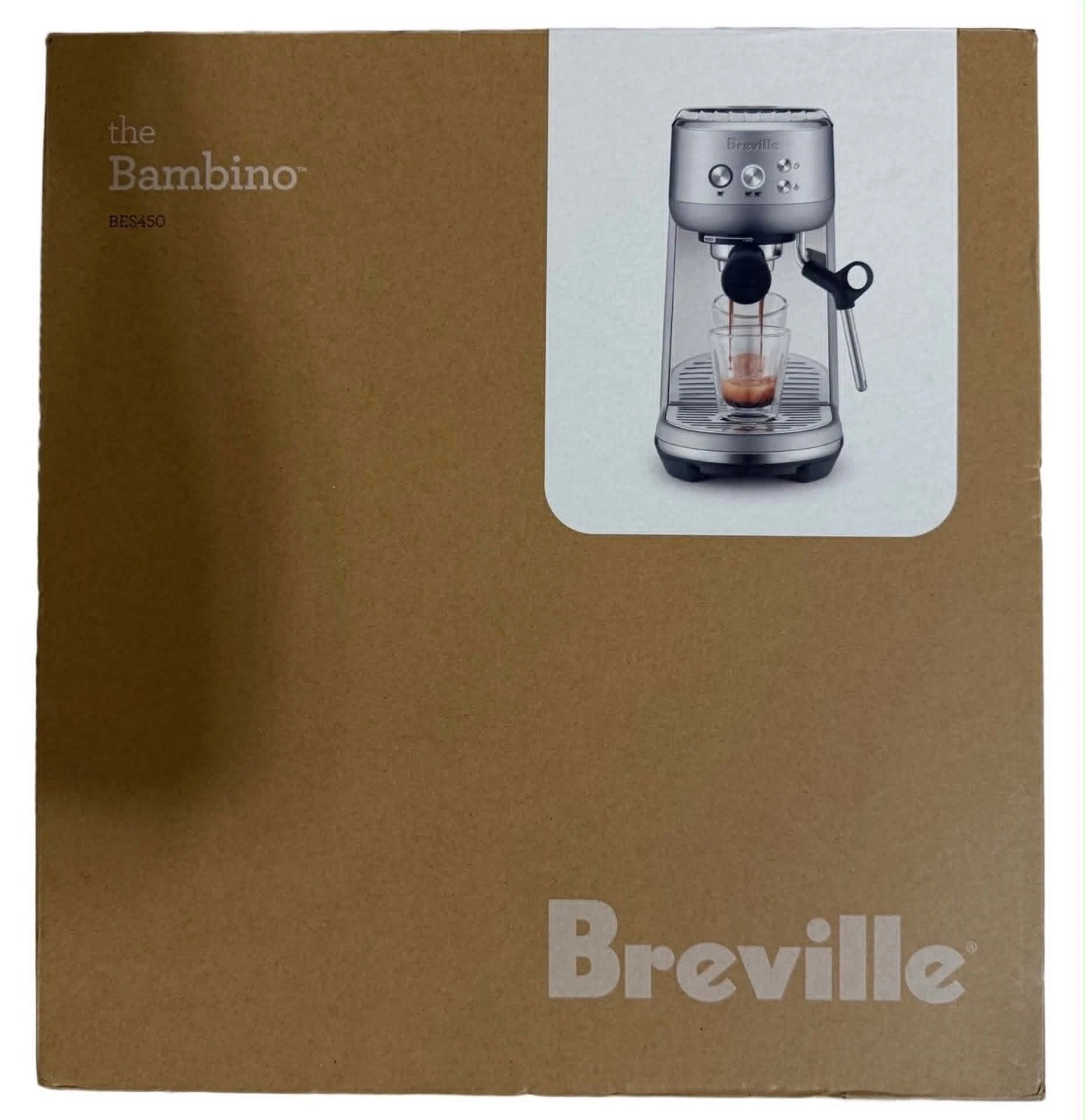 Breville Bambino Brushed Stainless Steel Espresso Machine BES450BSS NEW SHIP
Opens in a new window o
