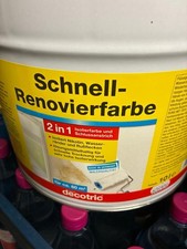 Farbe Schnellrenovierfarbe „Decotric“ 10l Neu
