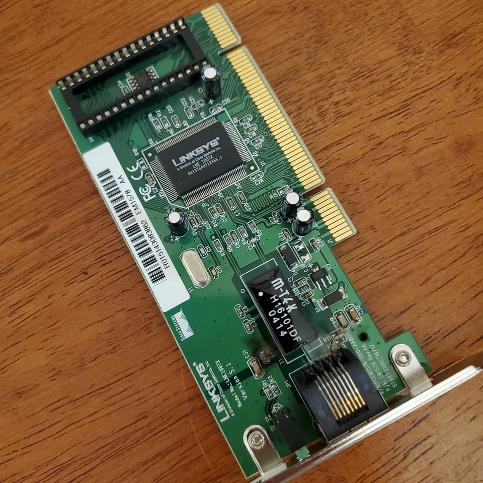 Network Card Lot Linksys 10/100 LME 100TX Delta LF8221M Lot Of 2 New - Image 3 of 4