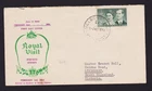 AUSTRALIA FDC 1954 ROYAL VISIT 2/- ADDRESSED