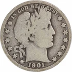 1901-S Barber Silver Half Dollar G Uncertified #1052