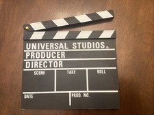 UNIVERSAL STUDIOS MOVIE DIRECTOR'S CLAP Clapboard BOARD Clapper VTG