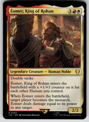 Eomer, King of Rohan - LTC 52 Rare Commander: The Lord of the Rings