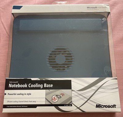 Microsoft Notebook Cooling Base #1388 (Blue), USB Powered, Brand New Sealed.