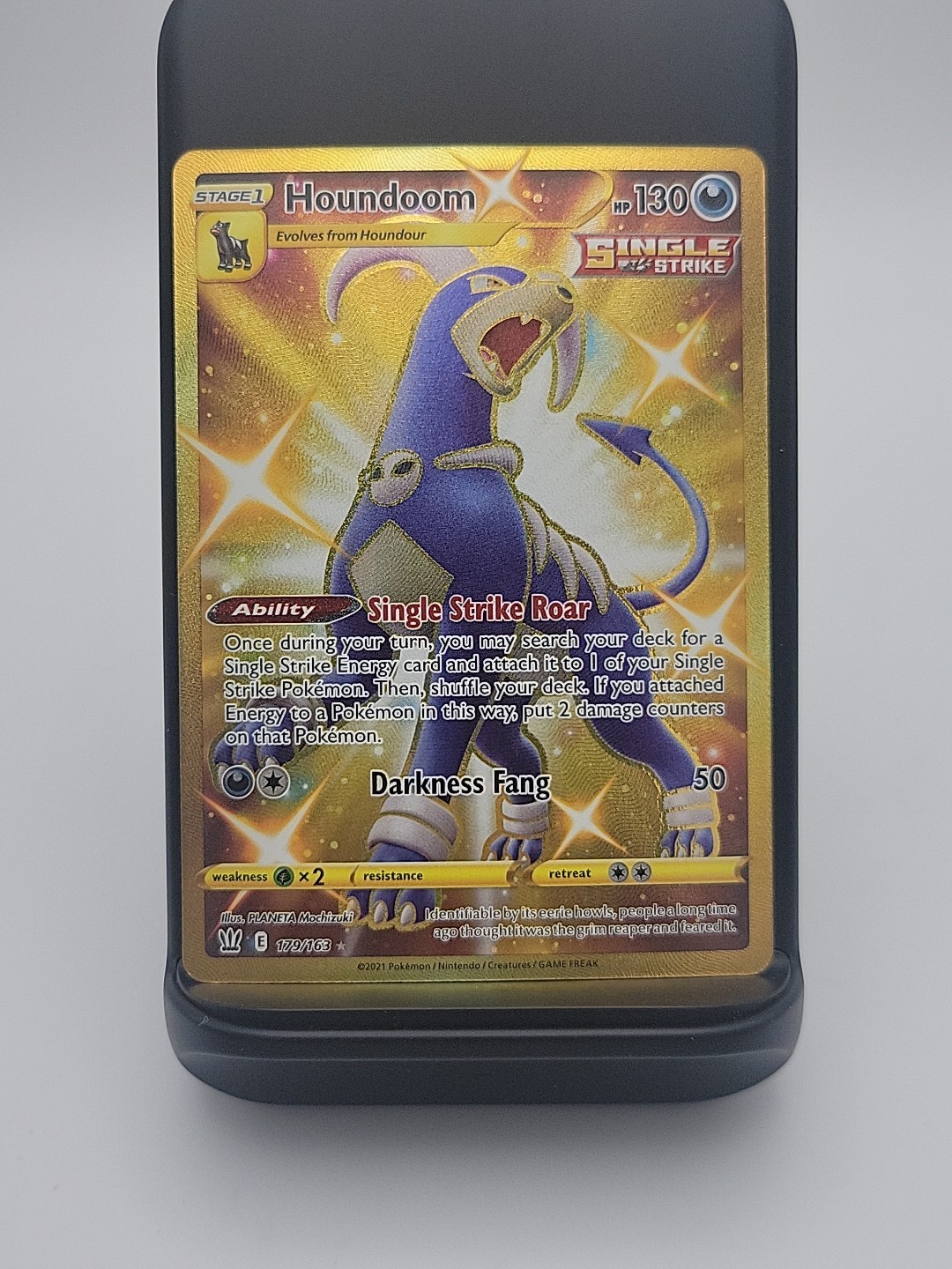 Houndoom 179/163 Secret Rare Full Art Battle Styles - Pokemon TCG - Near Mint NM