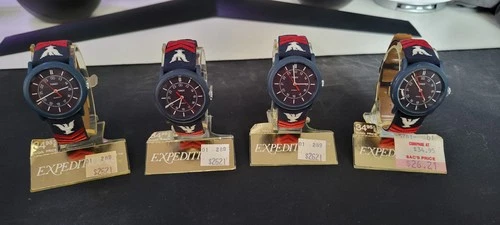 Vintage Timex Expedition Military Style Watches Lot of 4 NOS Field Watch Design