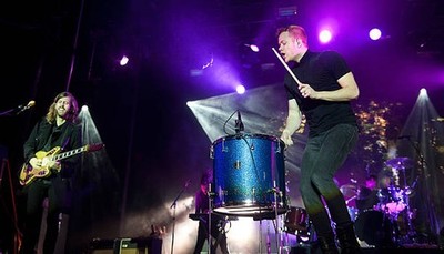 Wayne Sermon Ryan Walker Dan Reynolds Daniel Platzman of Imagine D- Old Photo